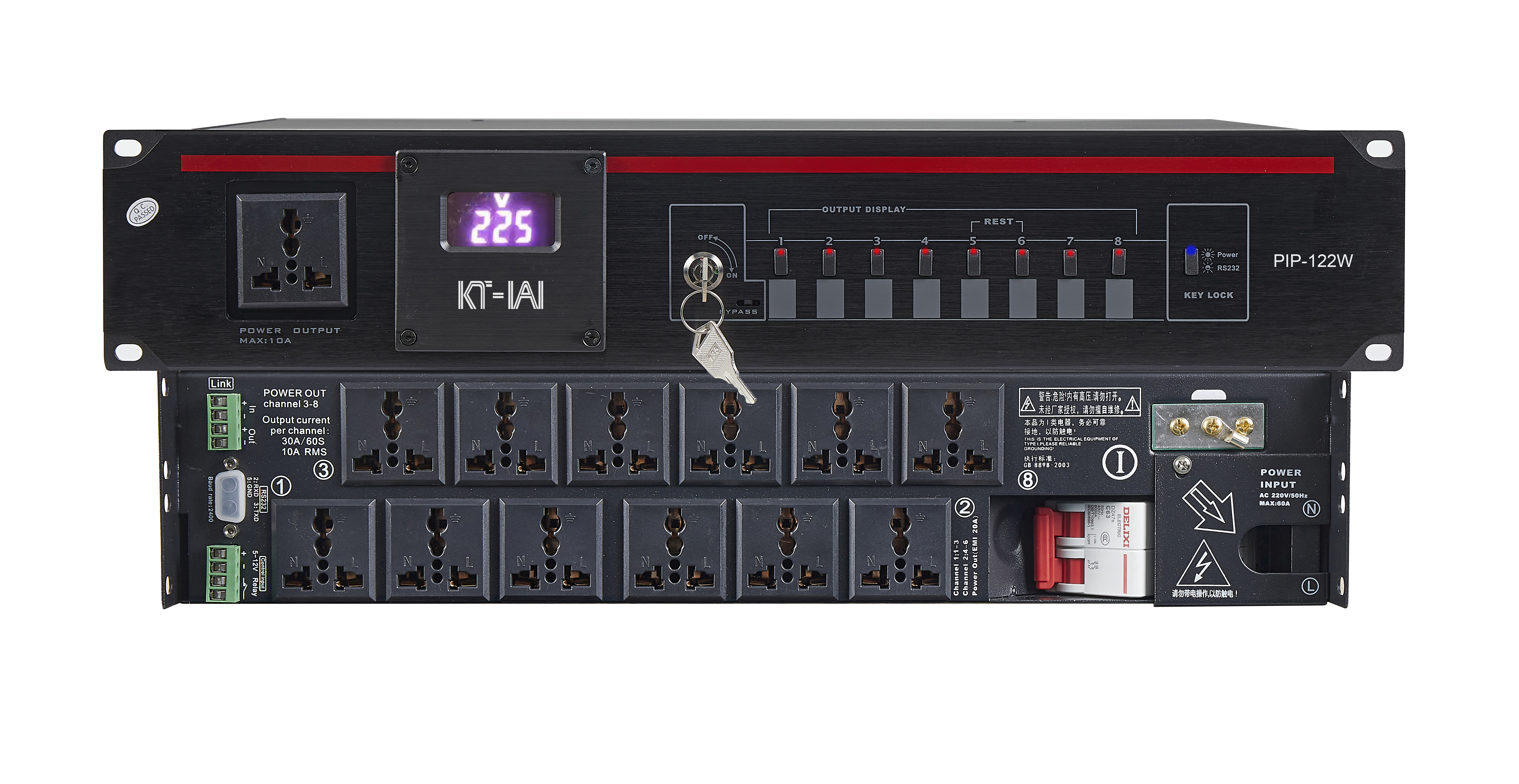 12路电源时序器（带滤波器）  PIP-122W