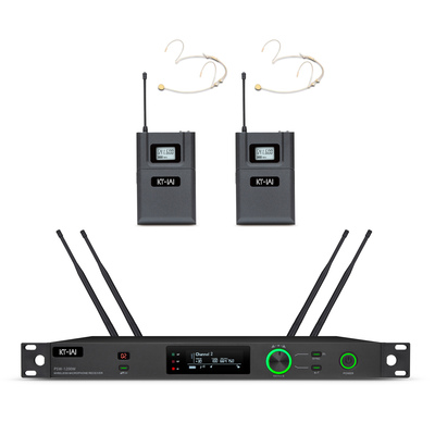 真分集一拖二无线头戴话筒 &nbsp;PSW-1200W