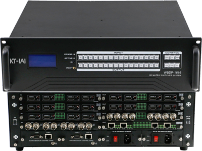 1616双电源4K60混合矩阵主机 &nbsp;&nbsp;&nbsp;WBDP-1616