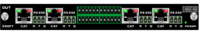 4路1080P 100米HDBT输出板卡 &nbsp;&nbsp;&nbsp;WP-O-4HDBT-II