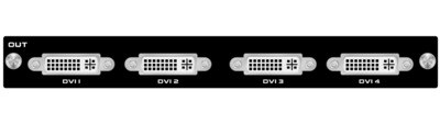 4路1080P DVI输出板卡 &nbsp;&nbsp;&nbsp;WP-O-4DVI