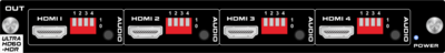 4路4K60 HDMI有缝输出板卡 WP-O-4HDMI4K60